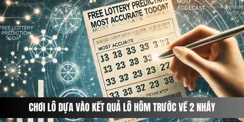 Mẹo Chơi Lô Đề - Bật Mí Tips Đánh Hiệu Quả Từ Cao Thủ 3 Chơi lô dựa vào kết quả lô hôm trước về 2 nháy